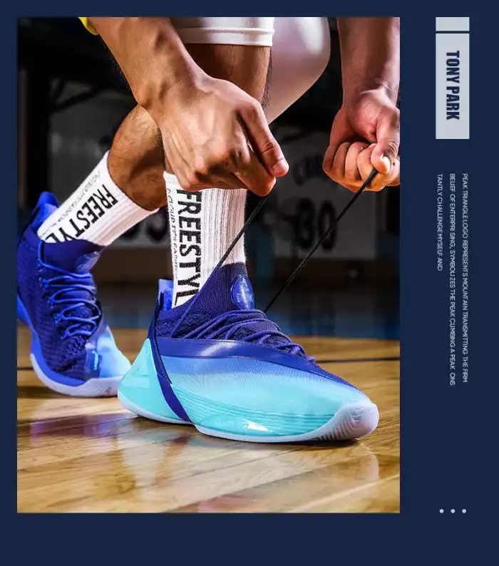 Peak X TaiChi Men s Tony Parker 7 Actual Basketball Shoes Purple