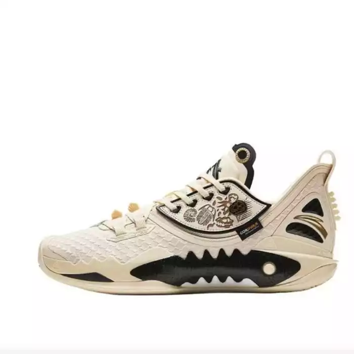 Anta Shock Wave 5 V2 Basketball Shoes - Fossil