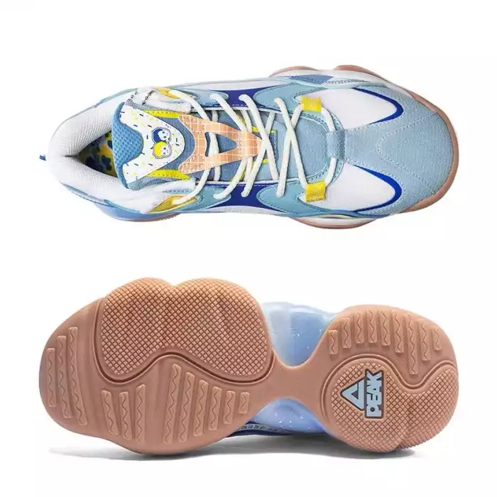 Peak 6371 x Taichi Haier Bros Casual Basketball Shoes - White/Blue