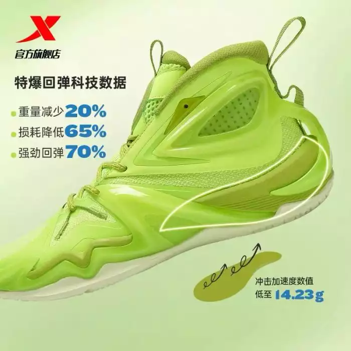 Monsters University x Xtep Battle Michael Wazowski Men's Basketball Shoes