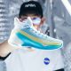 Anta Men's 2019 Klay Thompson KT4 Playoffs Basketball Sneakers - Sky Blue/Yellow
