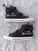 Warrior x Feiyue “Pepsi” Q004G-1 Graffiti Canvas Shoes