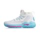 Li-Ning Wade Fission V Mid Professional Basketball Sneakers - White/Blue