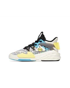 Marvel x Anta Badao “ venom “ Men’s Mid Sneakers - White/Black/Yellow