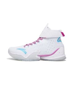 Anta Klay Thompson KT3 Men's High Basketball Shoes - White/Blue/Pink
