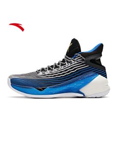 Anta Men's 2019 Klay Thompson KT4 Playoffs Basketball Sneakers - Blue/Black