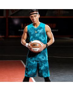 Anta 2019 Men's Klay Thompson KT Basketball Jersey & Shorts - Green