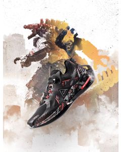 Peak Taichi 3.0 Pro x  “Godzilla” Men‘s Basketball Sneakers - Black/Red