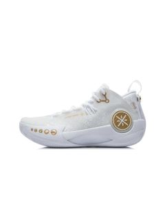 Li-Ning Wade Phantom 3 Men’s Professional Basketball Shoes - White/Gold