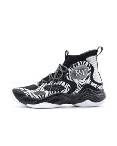361º x Aaron Gordon 2020 Spring New High Basketball Shoes - Black/White