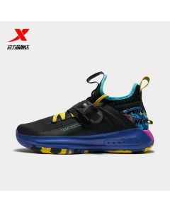 Xtep Jeremy Lin Sports Basketball Shoes - Black/Yellow