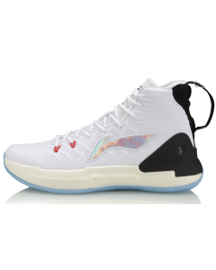 Li-Ning Yu Shuai XIII C. J. Mccollum High Basketball Shoes-White 