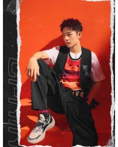 【Xiao Zhan】Li-Ning Badfive Dazzle Low Men‘s Casual Running Shoes