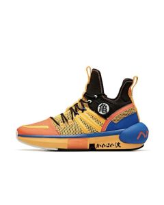 Anta x Dragonball Super Goku Super Saiyan Men's Basketball Sneakers - Orange/Blue/Black
