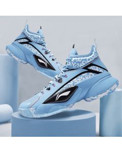 Li-Ning Air Raid 空袭 7 Premium Men‘s High Basketball Shoes - Blue/White