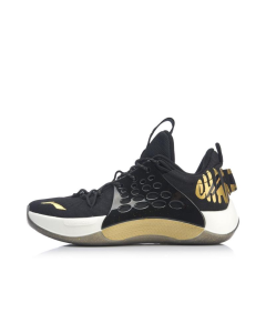 Lining 2018-2019 CBA Championship Sonic VII (Glory Edition) Low Basketball Shoes - Black/Gold