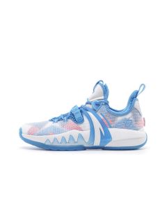 Anta x Gordon Hayward GH2  Men's Low Basketball Shoes - White/Blue/Pink 