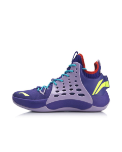 Li-Ning Sonic VII C.J. McCollum Mid Professional Basketball Shoes - Purple