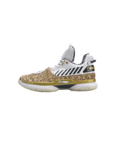 Li-Ning Way of Wade 7 One Last Dance Home Basketball Shoes - White/Gold