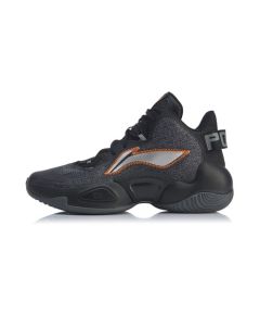 Li-Ning 空袭 6 Power VI Cushioning High Basketball Shoes - Black