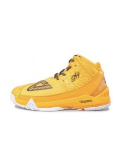 Peak George Hill Triangle GH3 High Men's Parker Sneakers - Yellow/White