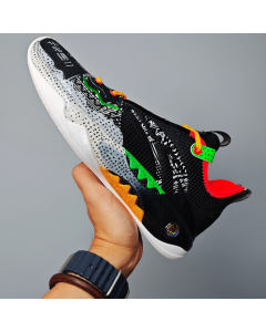 Kyrie Irving x Anta Shock Wave 5 Pro Basketball Shoes - Black Green