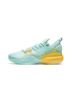 Xtep Jeremy Lin Two SE Men's Sports Basketball Shoes - Blue/Yellow
