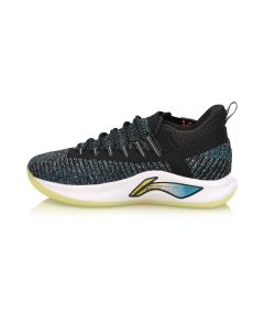 Li-Ning Flash V Playoff Men's Professional Basketball Sneakers - Black/Blue