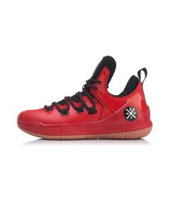 Lining Wade The Six Man 2019 Men's Mid Basketball Sneakers - Red