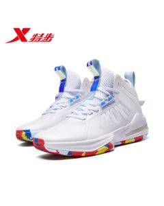 Xtep JL7 Jeremy Lin Light Feather Series “Rainbow Candy” Practical Casual Shoes