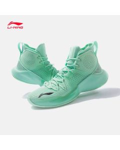 Li-Ning Sonic VIII C.J. MCCOLLUM Official New Men's High Sports Shoes - Green