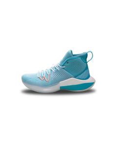 Li-Ning Sonic VIII C.J. MCCOLLUM Official New Men's High Sports Shoes - Blue/White