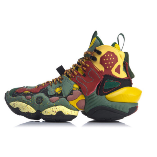Li-Ning 2019 NYFW ACE Men’s Mid Basketball Shoes - Green/Yellow