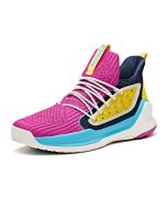Anta Klay Thompson KT4 Splash 1 Men's Basketball Sneakers - Purple/Yellow/Blue