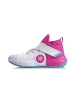 Li-Ning Wade 全城 All City 7 Professional Basketball Shoes - White/Pink
