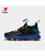 Xtep Jeremy Lin Sports Basketball Shoes - Black/Yellow