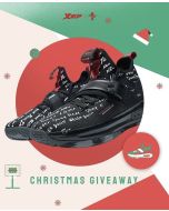 Xtep Jeremy Lin Sports Basketball Shoes - Black/White