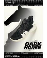 Xtep Jeremy Lin Two Low Men's Sports Basketball Shoes - Black/White