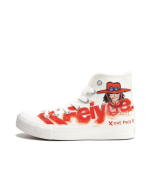 Feiyue x 海贼王 "ONE PIECE" Doodle Casual Shoes - Portgas·D· Ace