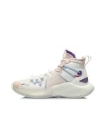 Li-Ning Sonic 8 C.J. MCCOLLUM Official Men's High Sports Shoes - Pink/White