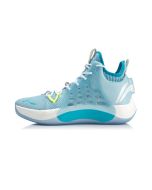 Li-Ning Sonic VII C.J. McCollum Mid Professional Basketball Shoes - Blue/White