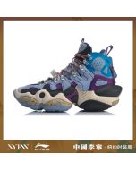 Li-Ning 2019 NYFW ACE Men’s Mid Basketball Shoes - Blue/Pueple