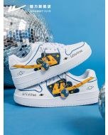 Warrior “Look at the Universe" Summer Hand-painted Trend Low Sneakers