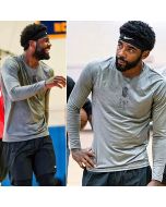 Kyrie Irving Basketball Shooting Long Sleeve Tee - Custom T-Shirt