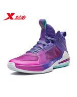 Xtep JL7 Jeremy Lin Light Feather Series “Purple Lightning” Practical Casual Shoes