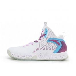 Anta Klay Thompson KT2 Men's Basketball shoes - White/Purple/Blue