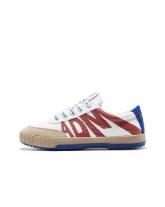 ADM x Feiyue Joint Men‘s/Women’s Casual Canvas Shoes - White/Red/Blue 