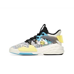 Marvel x Anta Badao “ venom “ Men’s Mid Sneakers - White/Black/Yellow