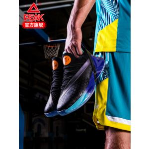 Peak X TaiChi Men's Tony Parker 7 Actual Basketball Shoes-Black/Purple
