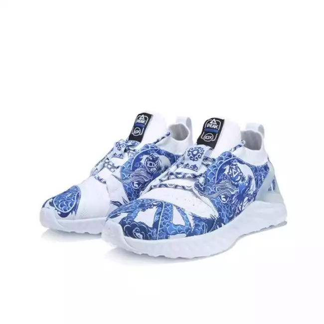 送料関税込み[PEAK]TAICHI YANWU2.0★日本未入荷★新作★大人気 Peak x Idx Taichi 青花瓷 Running Shoes - Blue